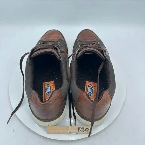 FootJoy Contour Casual Men Size 11M 54275 Dark Brown Green Leather Golf Shoes - Picture 9 of 12